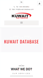 Mobile Screenshot of kuwait-database.com